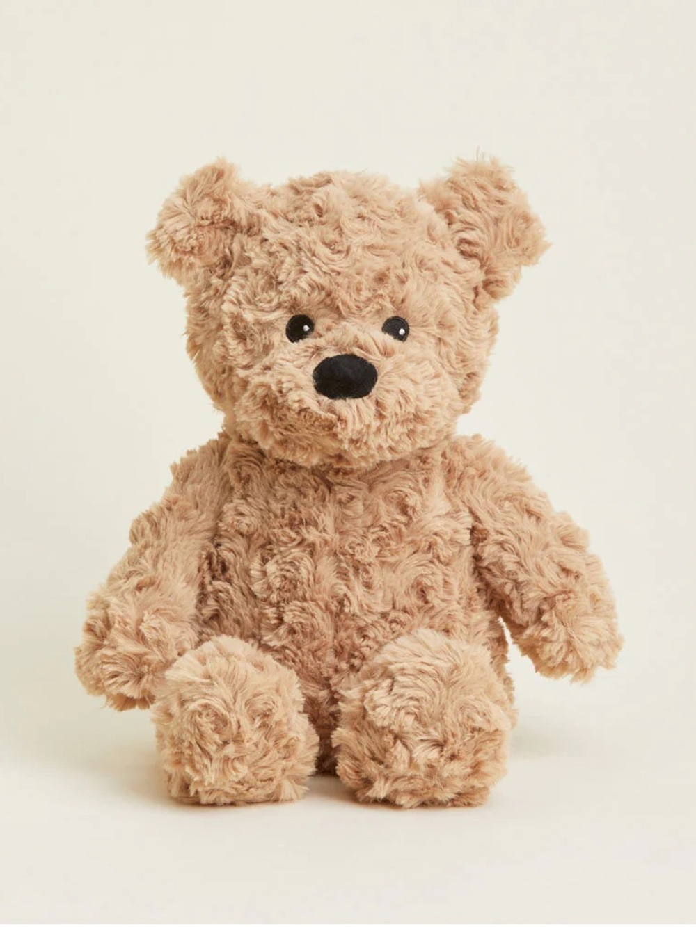 Warmies Brown Curly Bear Plush 14" Microwavable Weighted Stuffed Animal Lovey